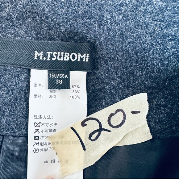 M. tsubomi shorts size 38 color gray excellent condition - Picture 8 of 11